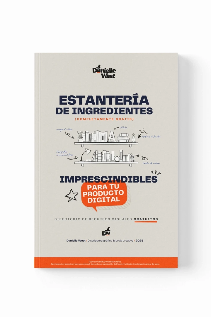 Bono-1 Guía de recursos gratis - Estantería de ingredientes imprescindibles para tu producto digital.